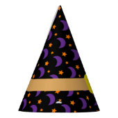 Heksen en tovenaars sterren en maan feesthoedjes (Links)