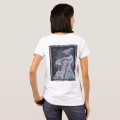 Heksen en uil met Halloween T-shirt (Achterkant volledig)