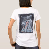 Heksen en uil met Halloween T-shirt (Achterkant)
