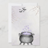 Heksen en Warlocks Uitnodiging Flat Kaart (Achterkant)