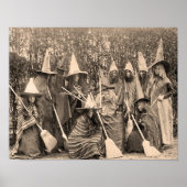  heksen foto vrouwen in kostuum poster (Voorkant)