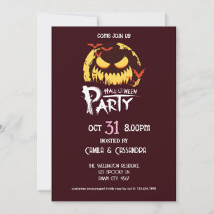 Heksen Fur-miliar Halloween-feest Kaart