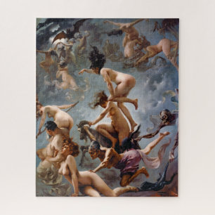 Heksen gaan naar hun Sabbat Falero Legpuzzel