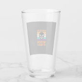 Heksen gamer Halloween Retro Schedel Glas (Achterkant)
