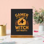 Heksen Gamers Halloween Gaming Design Acryl Bord (Huwelijk)