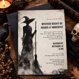 Heksen Halloween Feest Kaart