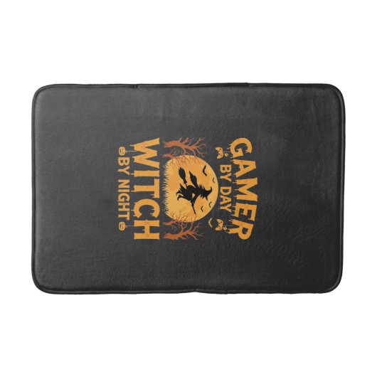 Heksen Halloween Gaming Design Badmat (Voorkant)