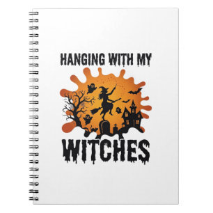 Heksen Halloween Heksenbezem Behekst Huis Notitieboek