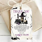 Heksen Halloween Night Party Cadeaulabel