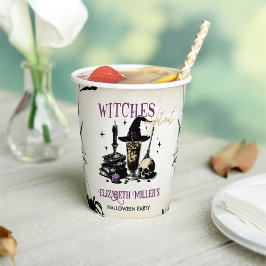 Heksen Halloween Night Party Papieren Bekers