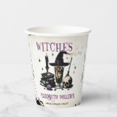 Heksen Halloween Night Party Papieren Bekers (Voorkant)