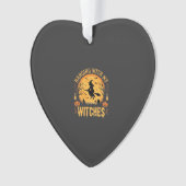 Heksen Halloween Ontwerp (2) Ornament (voorkant)