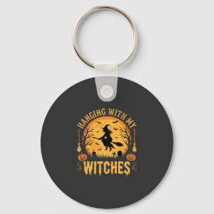 Heksen Halloween Ontwerp (2) Sleutelhanger