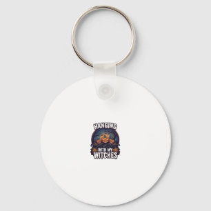 Heksen Halloween Pompoenen Hangen Gehangen Bos Sleutelhanger