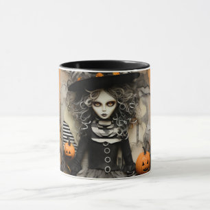 Heksen Halloween schattig en griezelig Mok