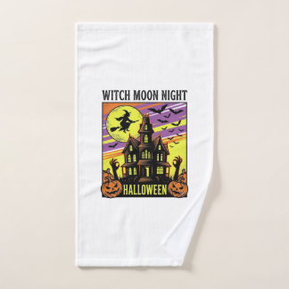 Heksen Halloween Shirt Vintage Geheime Huis Nacht_ Handdoek