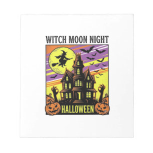 Heksen Halloween Shirt Vintage Geheime Huis Nacht_ Notitieblok