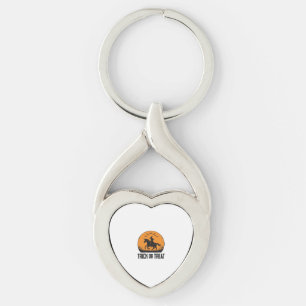 Heksen Halloween Trick Or Treat Antieke Maan_1 Sleutelhanger