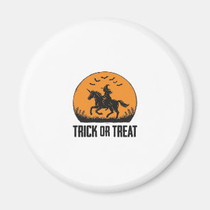 Heksen Halloween Trick Or Treat Oude Maan_1 Magneet
