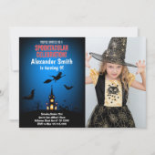 Heksen Halloween Uitnodigingen met Foto (Voorkant)