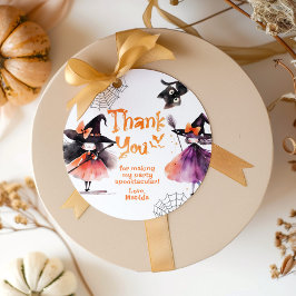 Heksen Halloween verjaardagsfeestje bedankt Bedankjes Labels