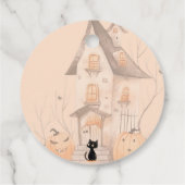 Heksen Halloween verjaardagsfeestje bedankt Bedankjes Labels (Achterkant)