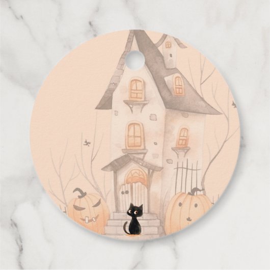 Heksen Halloween verjaardagsfeestje bedankt Bedankjes Labels (Achterkant)