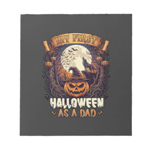Heksen Halloween Vliegende Heks Behekst Huis Notitieblok