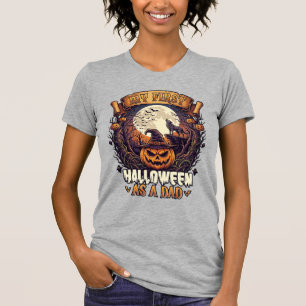 Heksen Halloween Vliegende Heks Behekst Huis T-shirt