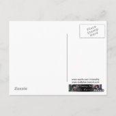 Heksen Halloween Zwarte Kat en Jack-O-Lantern Briefkaart (Achterkant)