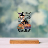 Heksen hebben mijn hondenkoekjes beter Heel Hallow Acryl Bord (Neutraal)