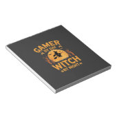 Heksen heks Halloween Gaming Design Notitieblok (Schuin)