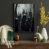 Heksen in het bos Halloween Poster