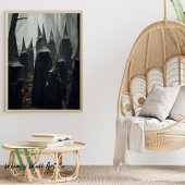 Heksen in het bos Halloween Poster