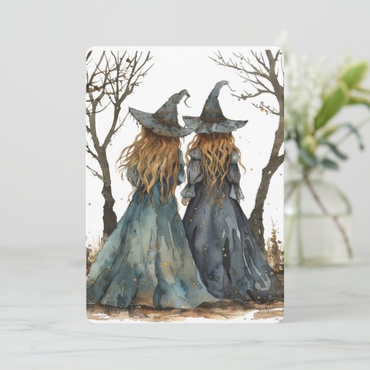 Heksen in het Bos Kaart (Staand voorkant)