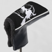 Heksen in het Flight Golf Head Hoesje Golfheadcover (3/4 voorkant)