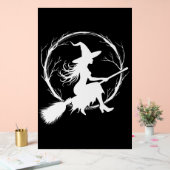 Heksen in vlucht Acryl Teken Acryl Bord (Huwelijk)