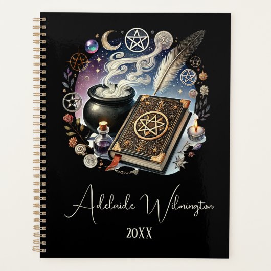 Heksen Jaarlijkse Magisch  Planner (Voorkant)