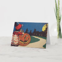 Heksen Jack O Lantern Volle Maan Pompoensnijden