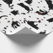 Heksen, Katten & Kasteel Silhouette inpakpapier (Hoek)