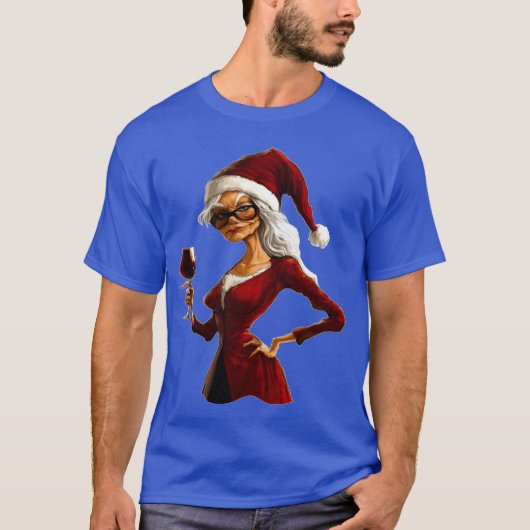 Heksen Kerst grappig T-shirt (Voorkant)
