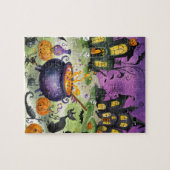 Heksen ketel brouwen! legpuzzel (Horizontaal)