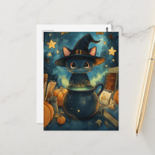Heksen Kitty Briefkaart