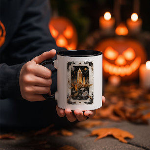 Heksen Kristallen Magie Halloween Mok