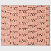 Heksen kunnen beter mijn Snoep hebben | Zwarte let Cadeaupapier (Vlak)