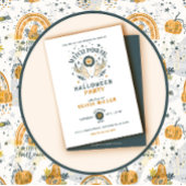 Heksen macht spooky Halloween Party uitnodiging