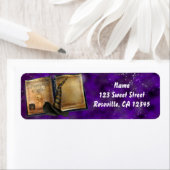 Heksen Magic Spell Boek Halloween Party Etiket (Insitu)