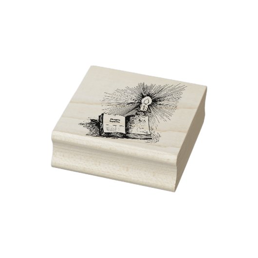 Heksen Magic Spells Boek Kaars Witchcraft kunst Rubberstempel (Stempel)