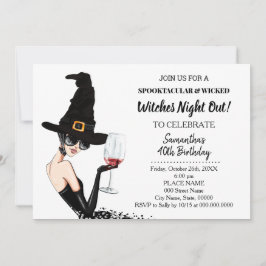 Heksen meisjes avondje uit Halloween Verjaardagsfe Kaart