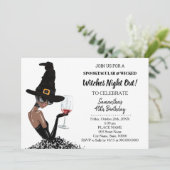 Heksen Meisjes Night Out Halloween Verjaardagsfees Kaart (Staand voorkant)